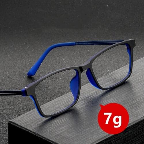 Mens Ultralight Pure Titanium Glasses Frame Full Frame Square Fashion Comfortable Myopia 16Hyperopia Eyeglasses Frame 88