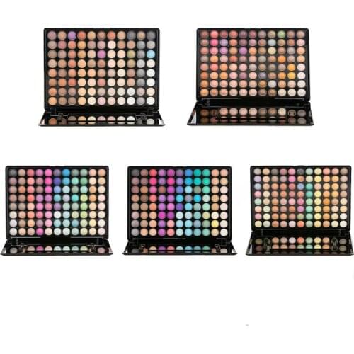 Wholesale 24sets of Excellent New Unique 120 Colors Eyeshadow Palette Professional eye shadow Tint Makeup Beauty Eyeshadow Set