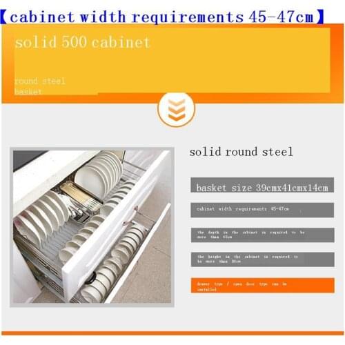 Platos Cestas Para Colgar En La Ducha Armario Cocina Organizador Stainless Steel Cuisine Cozinha Kitchen Cabinet Basket