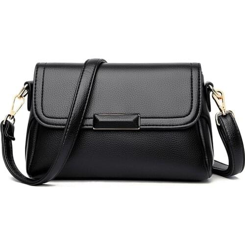 New Fashion Ladies Crossbody Bag Casual Messenger Bag High Quality PU Shoulder Bag Womens Crossbody Shoulder Bag Purse