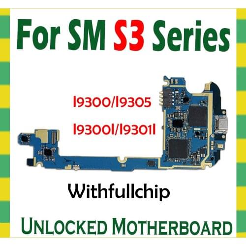 Original Mainboard For Samsung Galaxy S3 III i9300 i9305 Motherboard Unlocked Full Chips Fully Function Android OS Logic Board