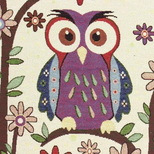50cm*50cm Owl Design Polyester Cotton Fabric For Patchwork Cloth Sewing Tilda Jacquard Fabrics Tissue Home Textile Telas Tecido