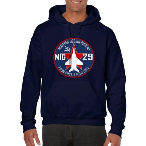 2019 New Brand Cheap Sale Air Force Fighter Jet Mig 29 Graphic Hoodies Sweatshirt