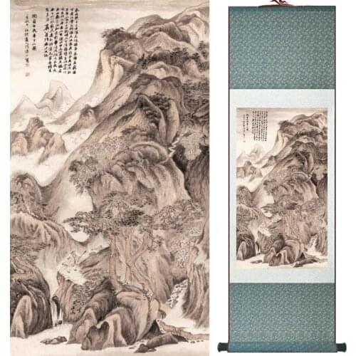 Home Office Decoration Chinese scroll painting birds painting Chinese wash paintingPrinted painting060610