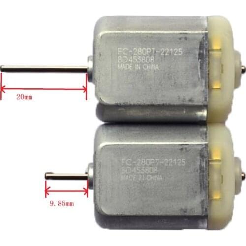 High quality FC-280PT-22125/FC-280PC-22125/FC-280SC-22125 car door lock long and short axis motor Central locking mirror