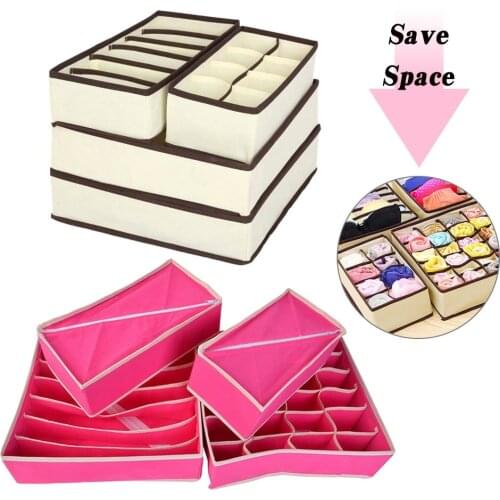 Storage Boxes Underwear Divider Drawer Lidded Closet Organizer Ropa Interior Organizador For Ties Socks Shorts Bra New
