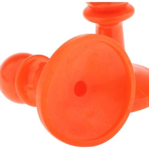 2 Pieces TPR Durable Tent Protection Caps Outdoor Camping Awning Anti-Thunder Pole Insulating End Cap Cover Protector