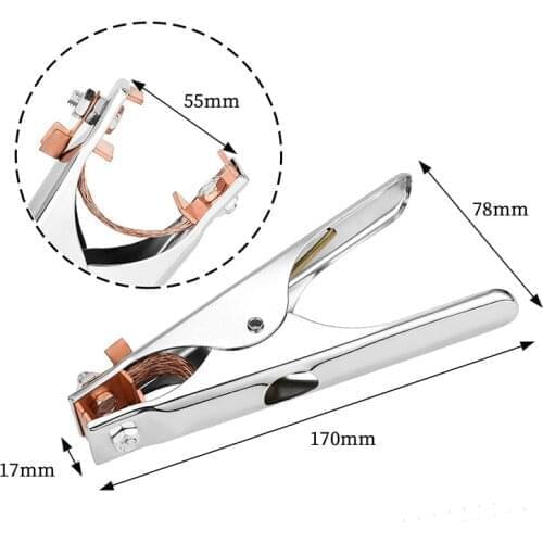 1pc High Quality 300Amp Earth Ground Cable Clip Clamp Welding Manual Welder for Professional Use