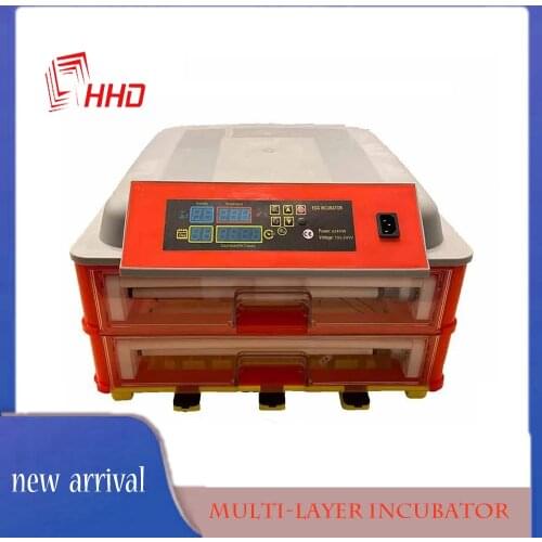 220V Drawer Eggs Incubator Brooder Bird Quail Chick Hatchery Incubator Poultry Hatcher Turner Automatic Farm Incubation Tool