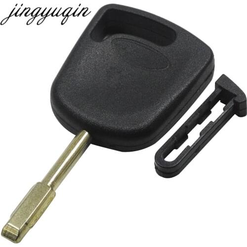 Jingyuqin 30Pcs/lot Transponder key Shell Car Key Case For Ford Mondeo Focus Chip Groove