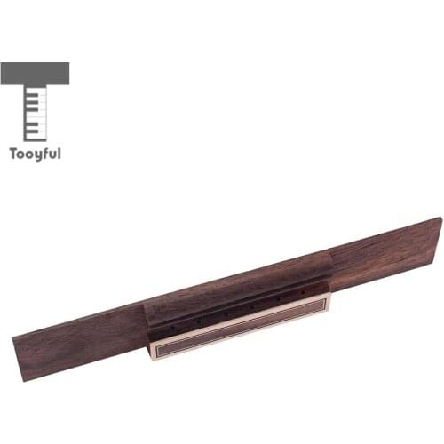 Tooyful Rosewood Wood Classical Guitar Bridge Saddle Guitar Replacement Parts