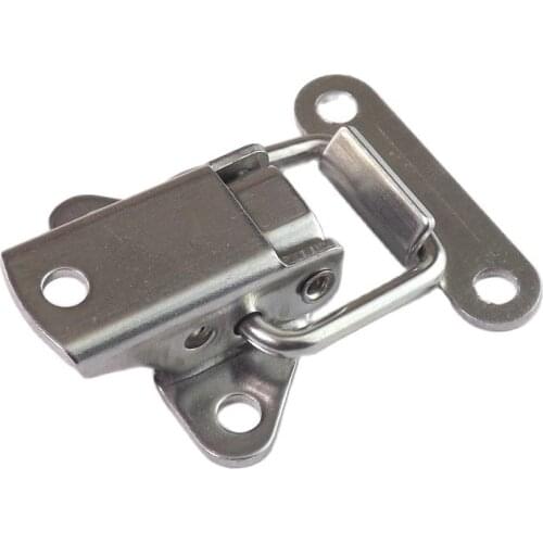 2pc Stainless Steel 304 toolbox Toggle Catch Clasp hasps Suitcase Metal Locking Latch Buckle hinges Hardware Accessories