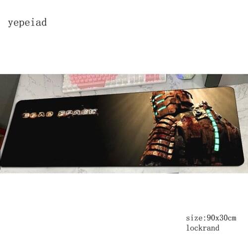 Dead space mouse pad gamer 900x300x4mm gaming mousepad large notbook desk mat cheapest padmouse games pc gamer mats gamepad