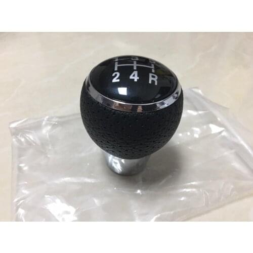 Leather Manual 5 Speed Gear Shift Knob Gear Knob For Mitsubishi Lancer EX/EVO/GTS ASX V3 V5 V6