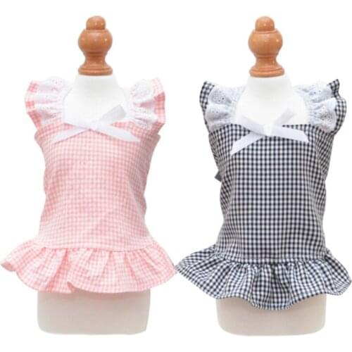 Summer Dog Princess Dress Girl Dog Clothes Costume Small Pet Outfit Puppy Apparel Cat Yorkie Pomeranian Schnauzer Poodle Skirt