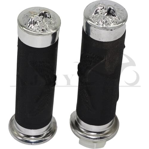 Black eagle decal motocross accessories ATV Off-road moto dirt pit bike grip motorbike handlebar motorcycle handle bar grips