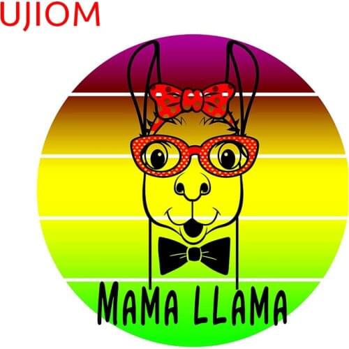 UJIOM Wall Stickers Mama LLama Sticker Room Decorations Accessories Doors Window Wallpaper Bedroom Home Decor Waterproof Decals