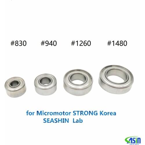 New arrival 1 setsX Micro Motor Handle 35,000RPM Bearing 102L 4 pcs Bearings a set Micromotor STRONG Korea SEASHIN Lab
