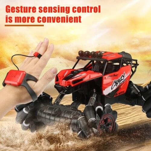 New Stunt 2.4G Gesture Induction Twisting Off-Road Vehicle With Music Drifting Dancing Remote Control Car Toy