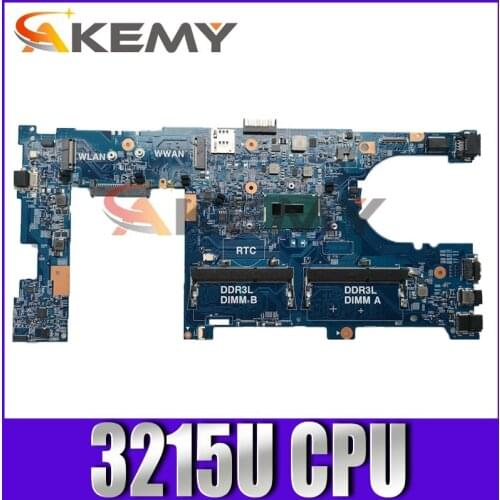 Original Laptop motherboard For DELL latitude 3350 L3350 Mainboard 15203-1 CN-0P0WRG 0P0WRG SR243 3215U CPU