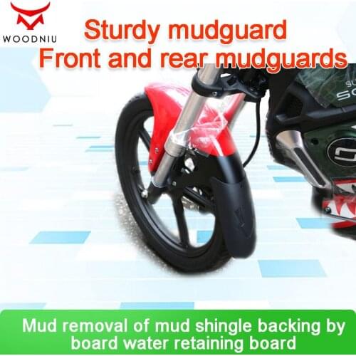 Suitable for Super SOCO TS Scooter Modification Accessories Front and Rear Mudguard and Water Flap Backing Extended Type