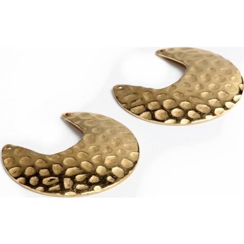 Brass Charms,Earring Findings,U Shape Pendant,Blanks With 1Hole Earrings,Fit For DIY Necklace,Pendant,33X30mm-RB1331