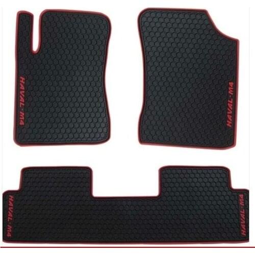 Rubber Car Floor Mats for Great Wall Harvard M4/H5H3H6H2 C30C50/ Wingle 56 No Odor Latex Carpet Special Waterproof Non Slip
