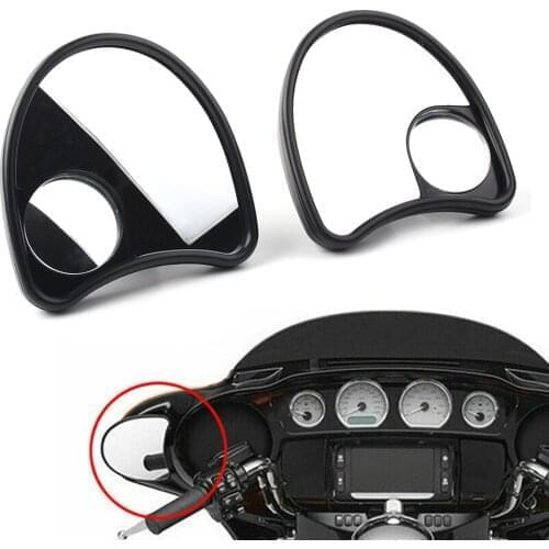 Rear Wide Angle Blind Spot Mirror Fairing Mount For 14-18 Harley Touring Electra Glide Police FLHTP/Ultra Classic FLHTCU/Limited