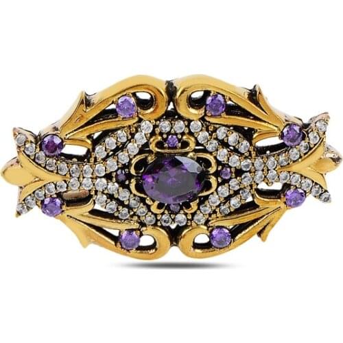 Silverlina Silver Zircon Stone Authentic Brooch