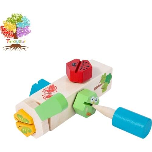 Treeyear Screw Block - Kids Multi-Color Matching Game, Classic Toddler Memory and Sensory Skills Development Toy