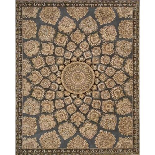 Vintage European style carpet stereoscopic pattern crystal velvet carpets for living room bedroom doormat bathroom Antiskid rugs
