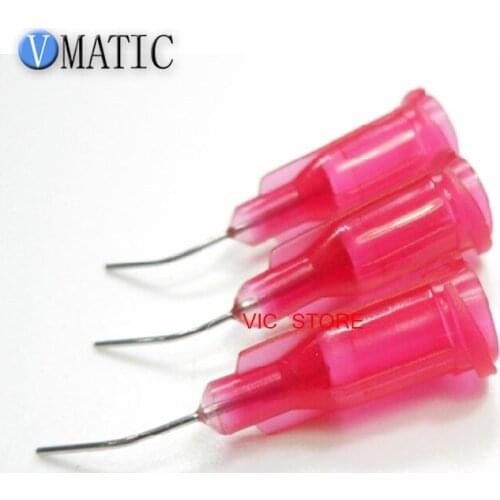 2021 High Demand 25G Red 0.5'' 1/2 Inch Tubing 45 Degree Bend TE Premier Bent Dispensing Tips