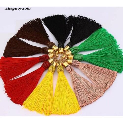 2018 New Vintage Brincos Women Boho Long Tassel Earrings Ethnic Statement Fashion Simple Crystal Dangle Drop Earrings Pendientes