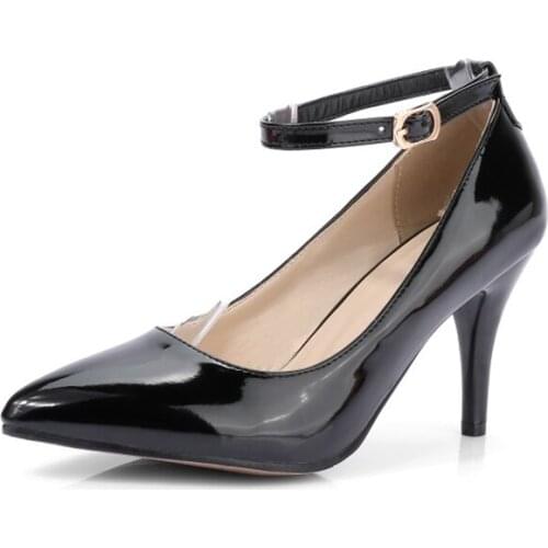 Big Size 9 10 11 12 13 14 15 16 ladies high heels women shoes woman pumps Pointed slippers