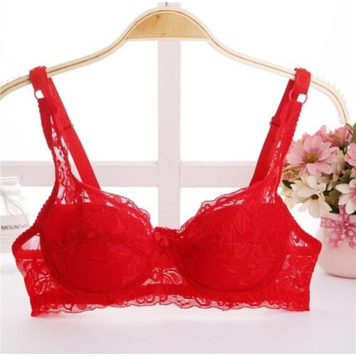 Women Sexy Underwire Plunge Embroidery Lace Bra Fashion Underwear Brassiere Push Up Bras Plus Size Sexy Lace Sexy Brassiere