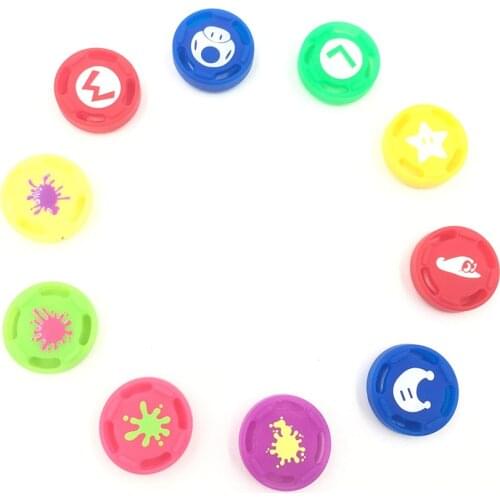 100PCS Multi Color Limited Edtion Silicone Thumb Stick Grip Caps for Nintendo Switch Joy-Con Analog Controller