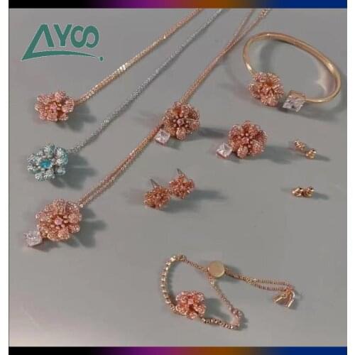 2021 high quality SWA Tanabata Festival new style, heart connected Chinese style, exquisite charm womens necklace