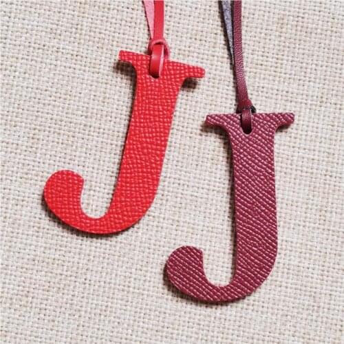Personality Chain Accessories Name Initial J Letter For Birthday Gift DIY Car Pendant Charm Bag Holder Ornament Custom Keychain