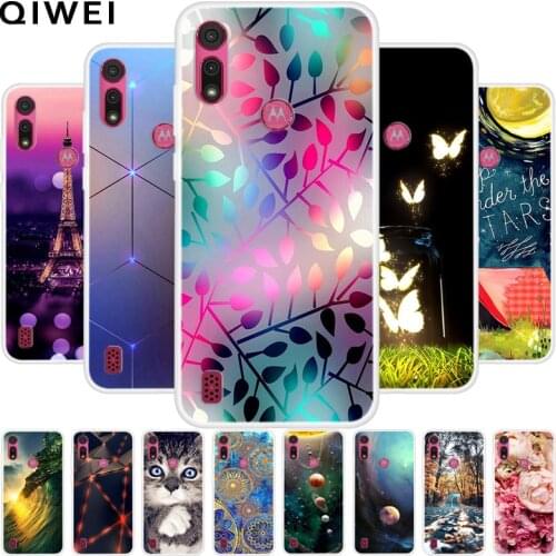 For Moto E6S 2020 Case Cute Clear Bumper Funda Soft TPU Phone Cases For Motorola Moto E6S 2020 Silicone Cover Shells Fundas Capa