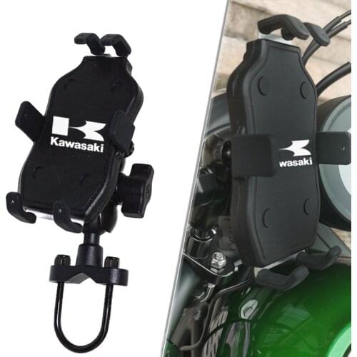 For KAWASAKI Z800 Z900 Z1000/SX high quality Motorcycle Mobile Phone Holder GPS stand Mirror seat handlebar Recharge paragraph