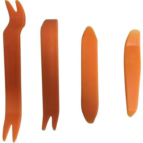 4pcs/set Car Audio Disassembly Tool Plastic Pry Bar Door Panel Disassembly Pry Panel Interior Clip Rocker Crowbar Drop shipping