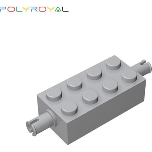Building Blocks Technicalalal DIY 2x4 Brick with bolt and shaft hole 10 PCS Compatible Assembles Parts Moc Toy Gift 6249