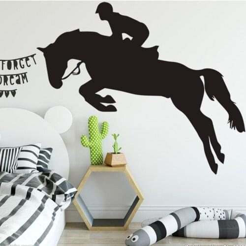 Creative Horse Animal Wall Sticker Living Room Bedroom Home Decorations DIY Wall Stickers for Kids Rooms Mural Wall Decor