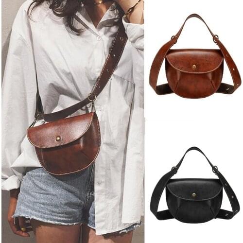 Multi-use Women Leather Belt Bag Phone Pouch Fanny Pack Luxury Brand Female Waist Pack Fashion Crossbody Bags for Women #40