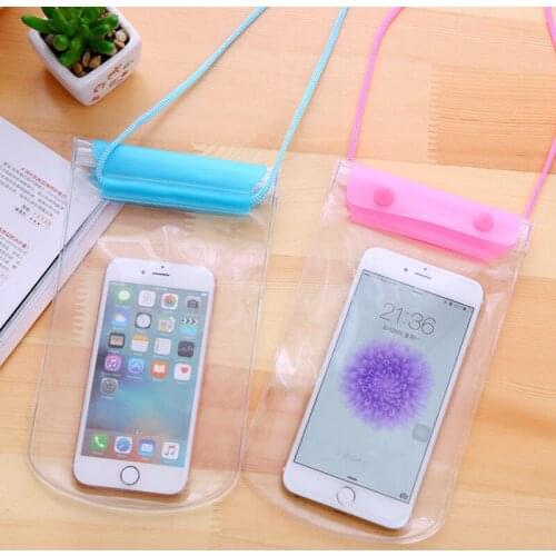 Mobile Phone Waterproof Bag Double-Layer Thick Barrier-Free Transparent Waterproof Mobile Phone Case MC889