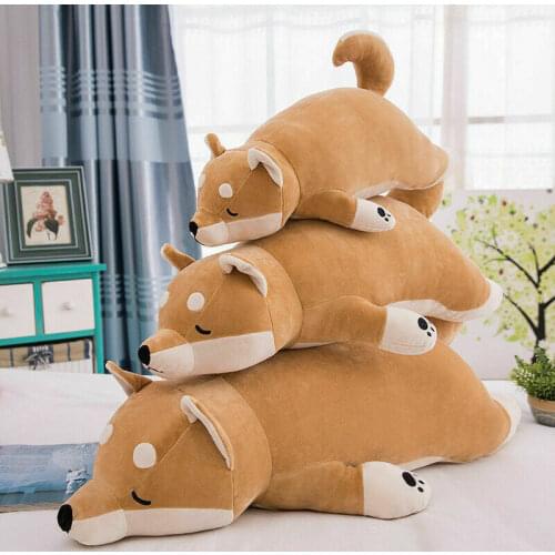 Cute Fat Shiba Inu Corgi Doll Pillow Baby Cartoon Dog Plush Toy Stuffed Gift Stuffed Animals