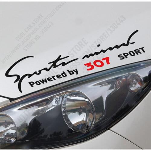 Customization Sports mind Car Covers Car Stickers Decal Car-Styling For peugeot 307 car accessories