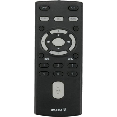 New Remote Control RM-X151 fit for Sony Car Radio CD Player CDX-F5000 CDX-GT33W CDX-GT805DX CDX-M8815X