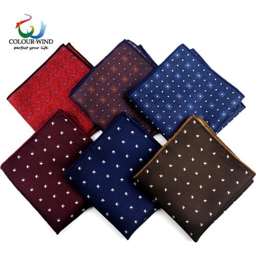 Normal Mens Ties Dots Paisley Floral Pocket Square 23*23cm Accessories Daily Wear Handkerchief Wedding Party Hanky Gift
