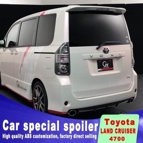 Warning Light ABS Punching high NOAH spoiler high quality VOXY spoilers custom made wing primer color